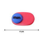 Size dimension chart for decorative hair clip set