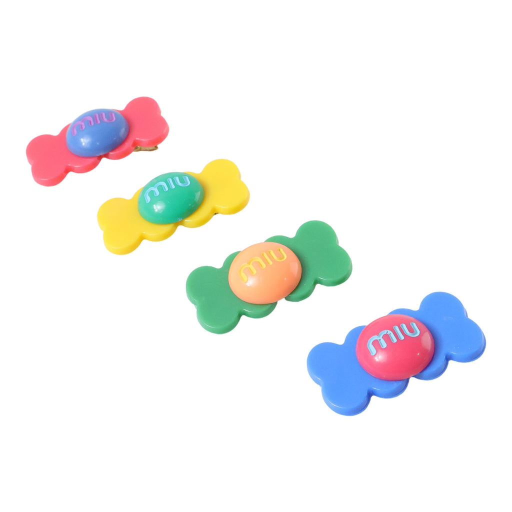 Side view showing secure snap mechanism and smooth edges of candy hair clips