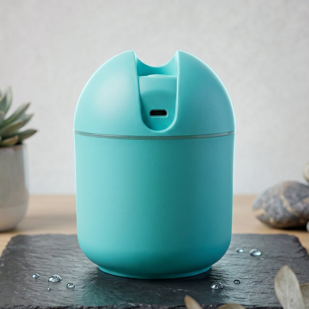 Portable mist humidifier powered via USB for home or car