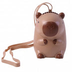 Bear design portable mini fan perfect for outdoor adventures