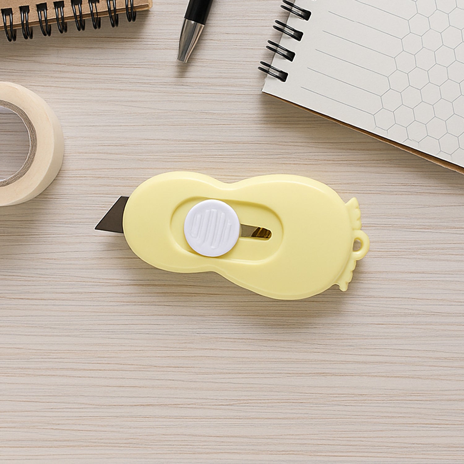 Mini safety cutter suitable for office parcel opening and craft work