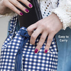 Small, handbag-sized portable sewing repair kit, ideal for on-the-go fixes.