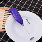 Milk foam maker whisk for smooth beverage frothing