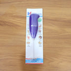 Compact electric milk frother for frothing and mixing drinks