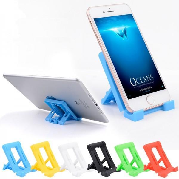 Mobile phone holder with four adjustable levels, perfect for various viewing needs.