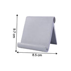 Foldable desktop mobile stand folded flat for portability