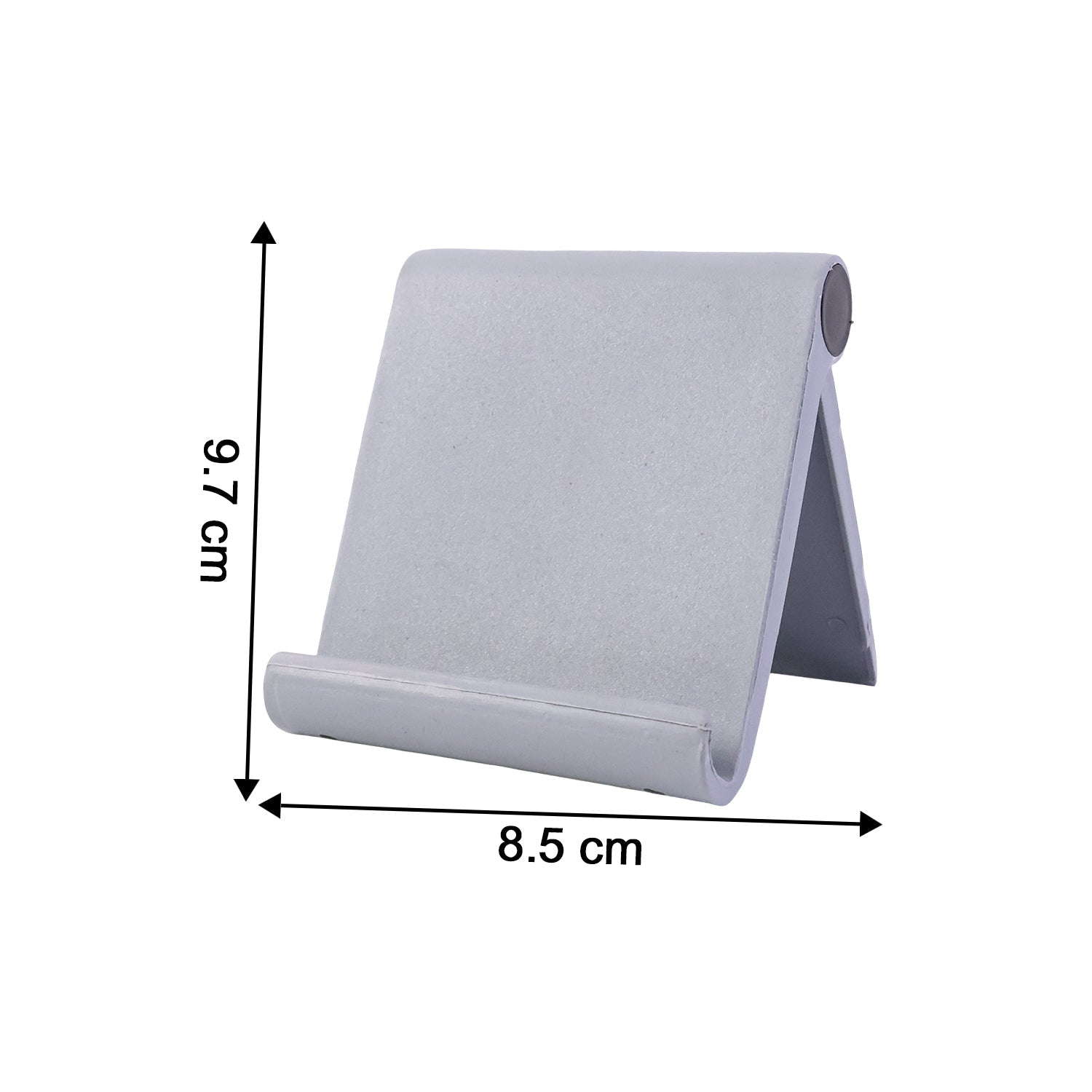 Foldable desktop mobile stand folded flat for portability