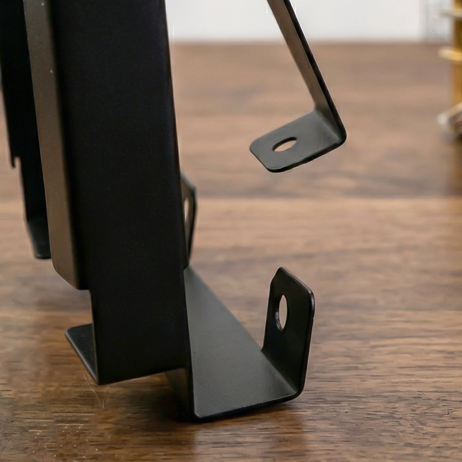 Parts of adjustable mobile holder bracket for auto rickshaw