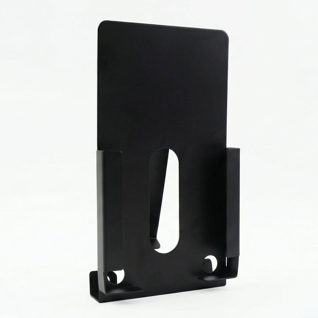 Close up of auto rickshaw mobile holder bracket