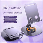 Compact foldable mobile stand showcasing multiple adjustable angles for optimal device use.