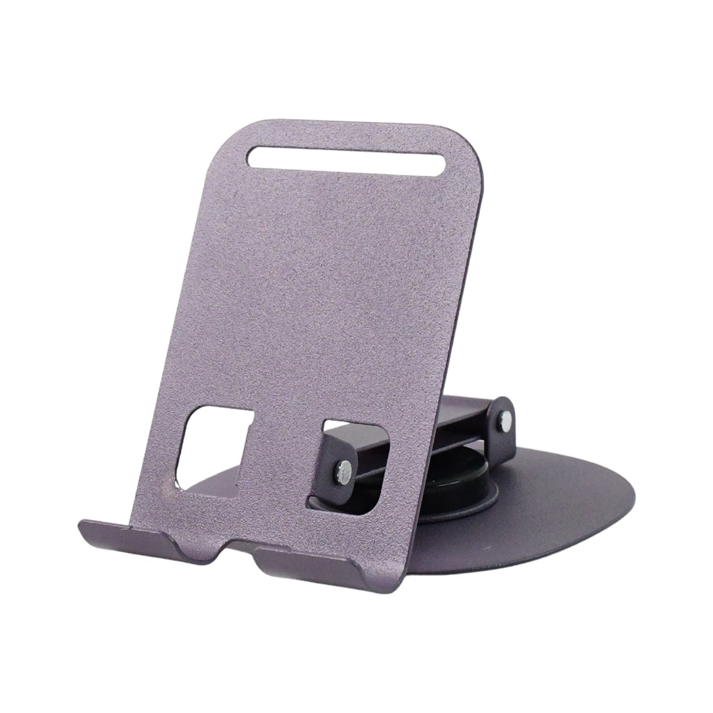 Versatile mobile stand demonstrating its multi-angle adjustments and convenient foldable design.