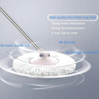 Microfiber mop head refill pad suitable for multiple floor types