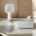 Feature close-up of rechargeable electric mosquito swatter racket