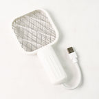 Safe triple-layer mesh electric mosquito swatter racket