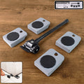 Furniture lifter moving tool set with slider pads and lever for heavy furniture