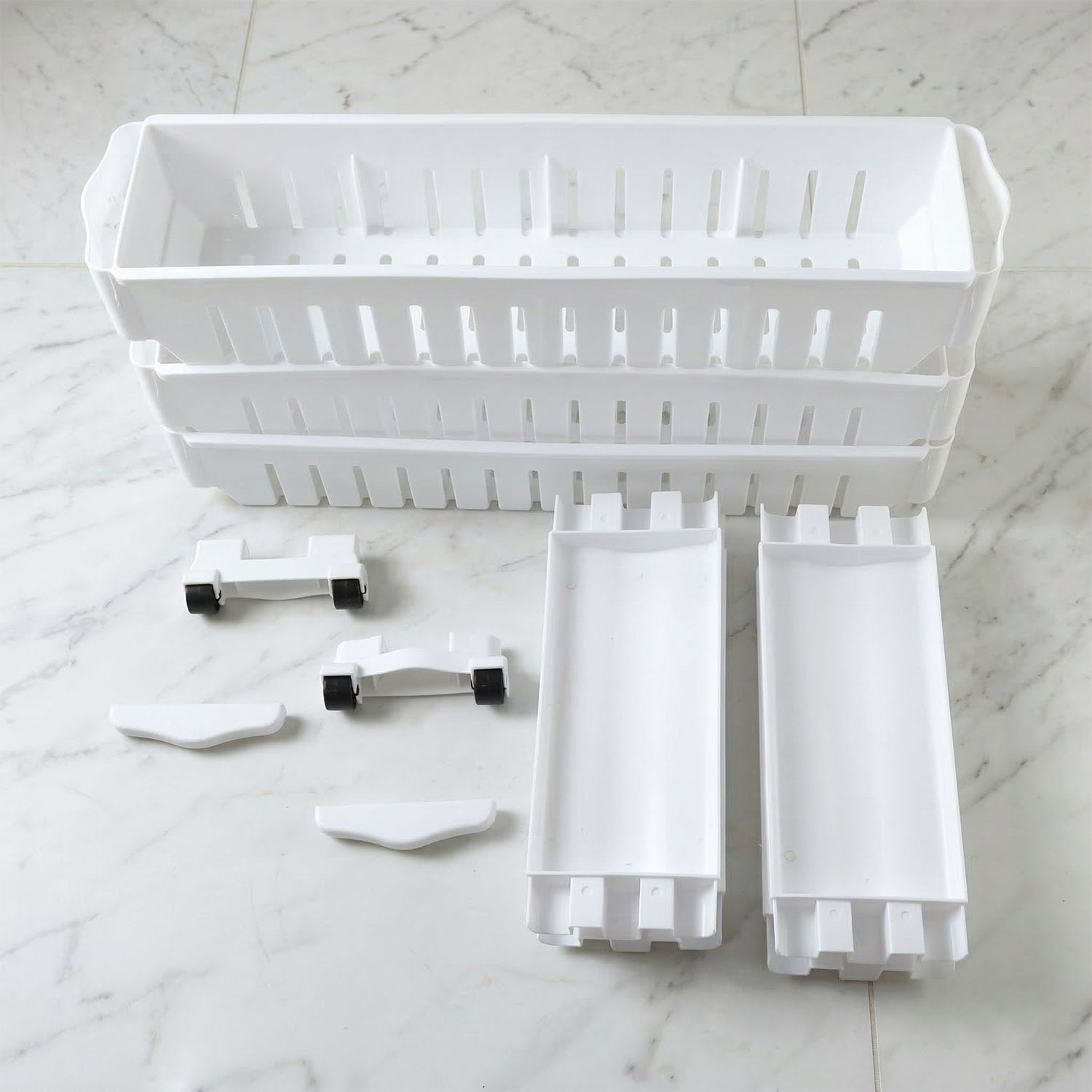 Kitchen storage rack for organizing household items and essentials
