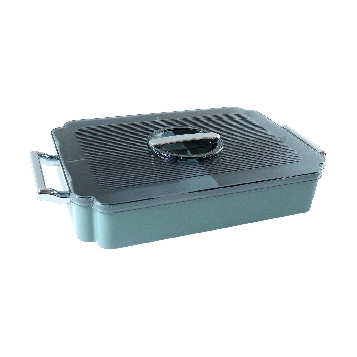 Multipurpose storage box with compact rectangular design for kitchen and pantry organization