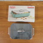 Multipurpose 4 compartment snack organizer box suitable for festive serving