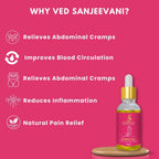 Herbal cramp relief Nabhi oil for menstrual discomfort