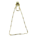 Stylish design necklace in gold tone with embedded stones