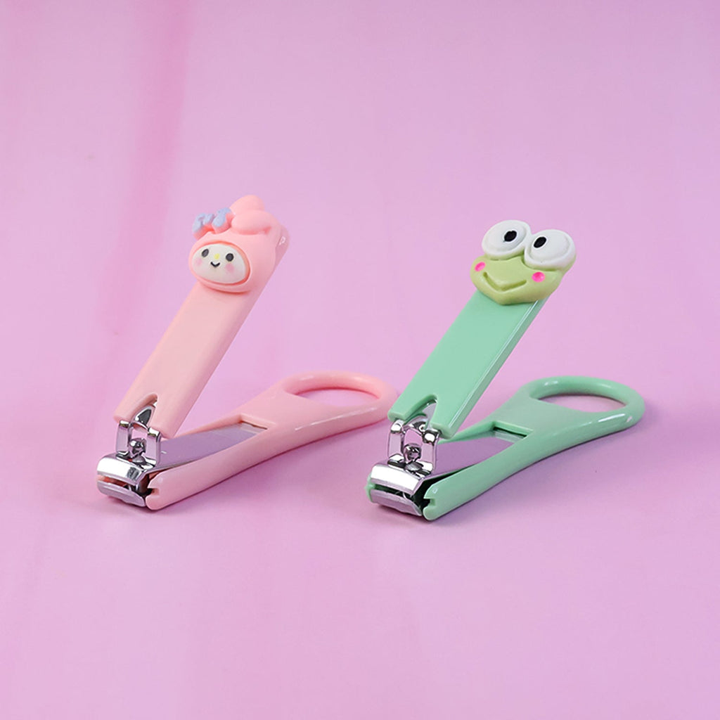 Baby nail clipper with cute random cartoon animal handle design