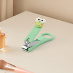 Toddler nail clipper with smooth edges and child-safe blades