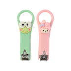 Ergonomic kids nail clipper featuring soft safety grip handle