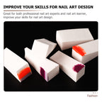 Soft nail polishing sponge for smooth and shiny nails