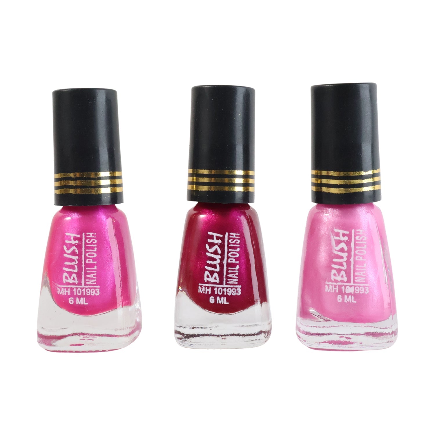 Nail polish bottle showing dark mini nail polish shade with glitter