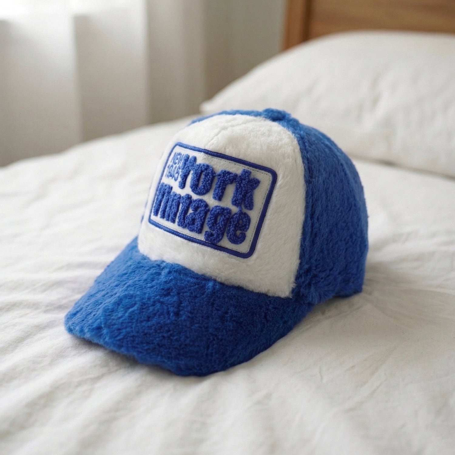 Different style views of vintage winter cap