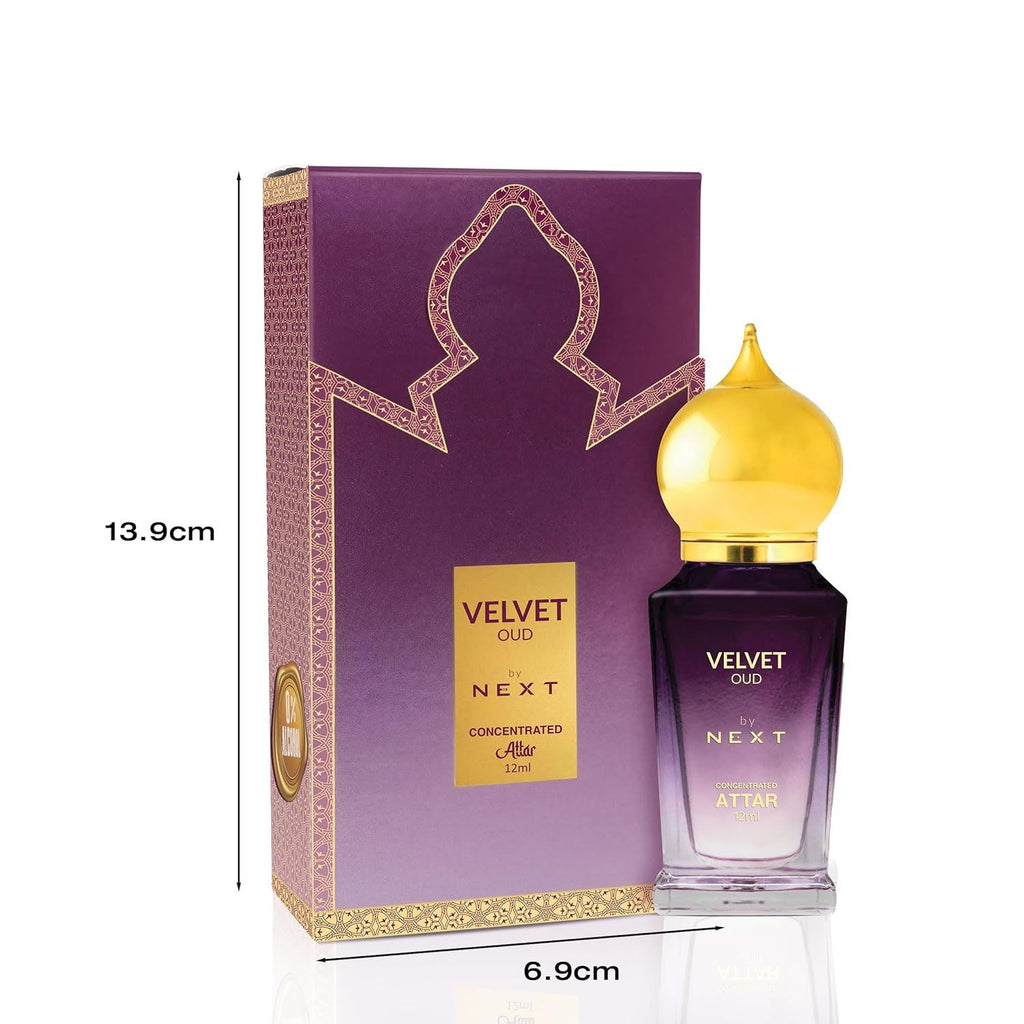 Premium Velvet Oud concentrated perfume oil in stylish bottle