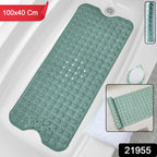 Anti-slip waterproof bathroom shower mat with suction cups