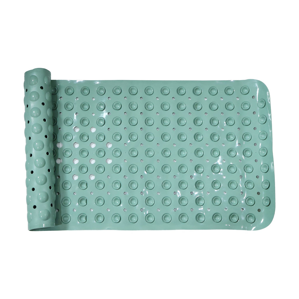 Bathroom floor safety mat with suction cups