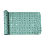Bathroom floor safety mat with suction cups