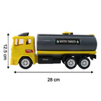 Water Tanker Toy Truck size comparison showing easy-to-hold large design