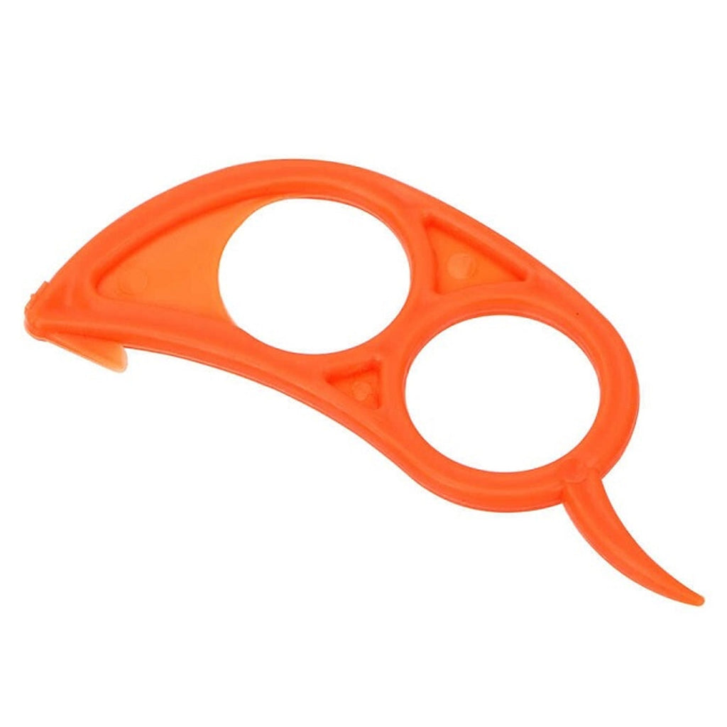 Citrus skin remover and peeler gadget
