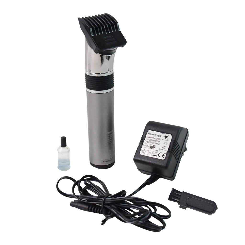 Orbit rechargeable hair trimmer for beard and hair grooming