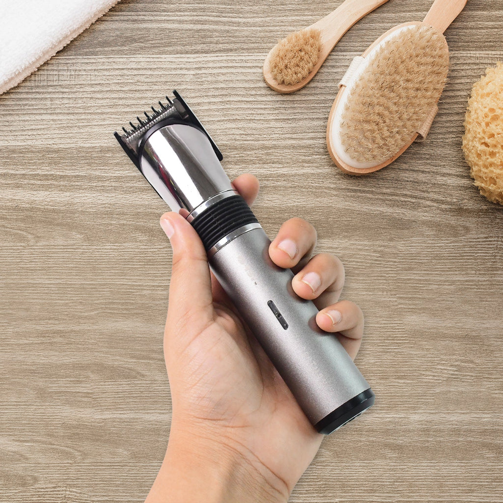 Orbit branded rechargeable hair trimmer with stainless steel blades