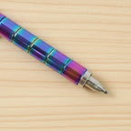 Another creative configuration of the magnetic pen, highlighting its versatility.