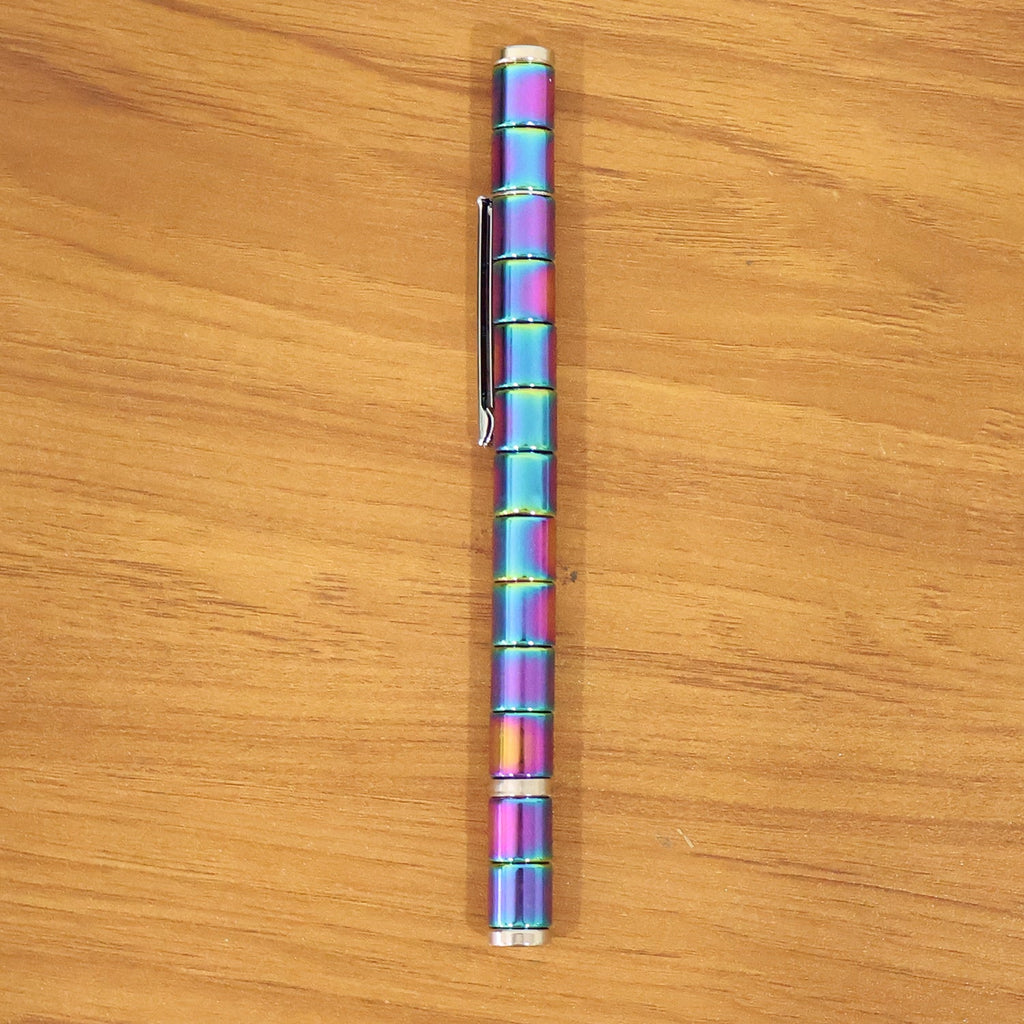 The InkGlow magnetic pen presented in its elegant packaging, ready for gifting.