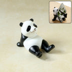 Cute panda mobile phone stand holder on desk