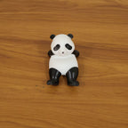Compact mobile phone support holder with panda design