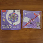 Colorful paper lanterns decorating room for festivities
