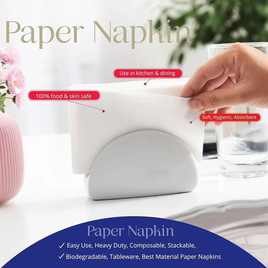 Disposable paper napkins ideal for dining and food service