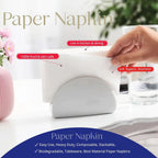 Disposable paper napkins ideal for dining and food service