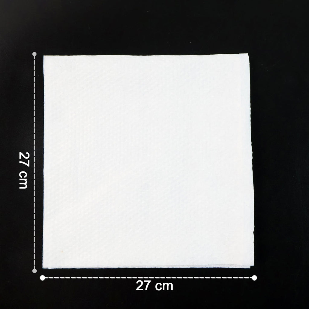 Luxe soft and absorbent disposable table napkins for parties.