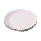 Disposable leak-resistant paper plates ideal for catering