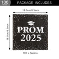 Disposable paper Prom 2025 napkins showcasing size and quality