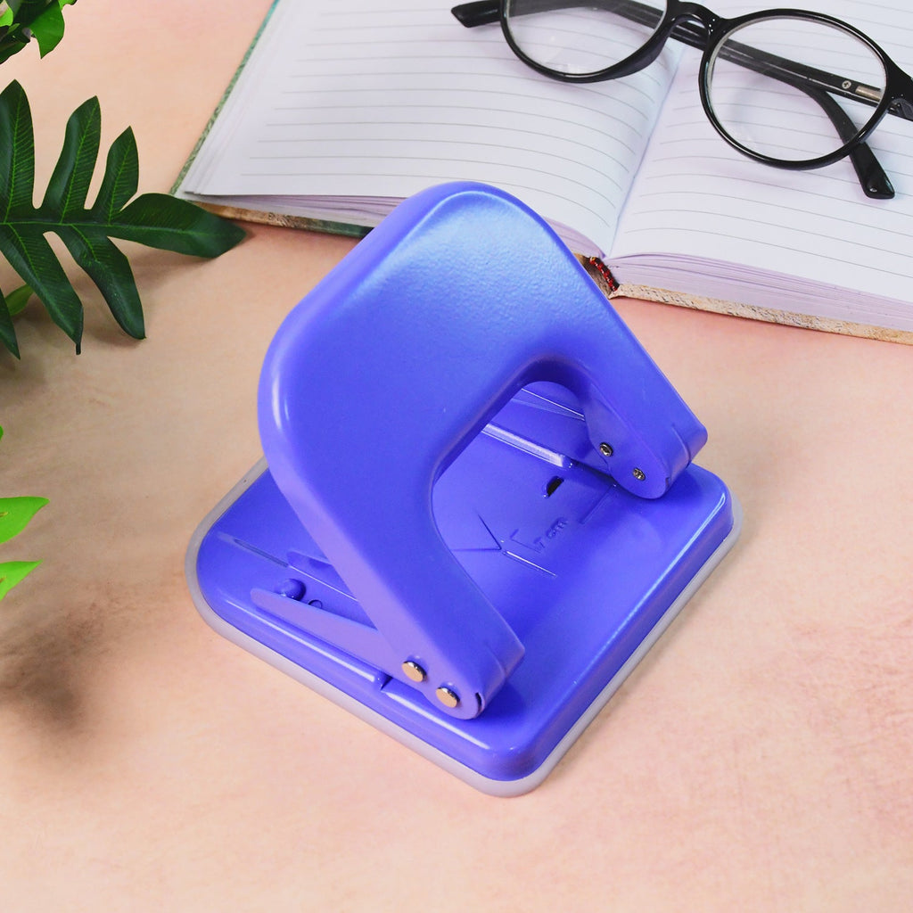 Precise two-hole punching machine designed for office and school use