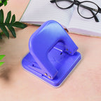 Precise two-hole punching machine designed for office and school use